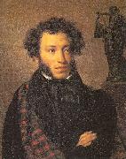 Portrait of the Poet Alexander Pushkin Kiprensky, Orest